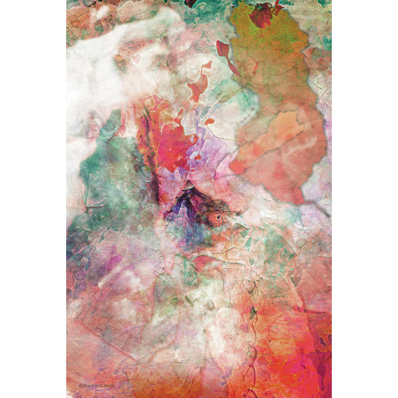 «Boho Abstract» par Bluebird Barn - impression, L 12 po x H 18 po, Toile tendue
