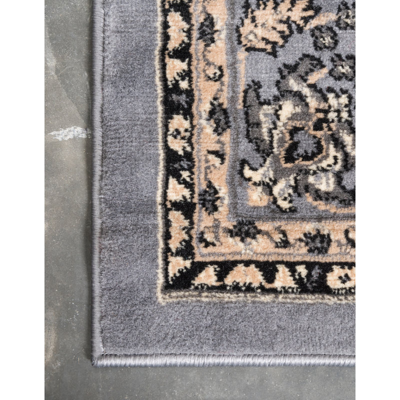 Charlton Home® Hanan Performance Gray Rug & Reviews | Wayfair