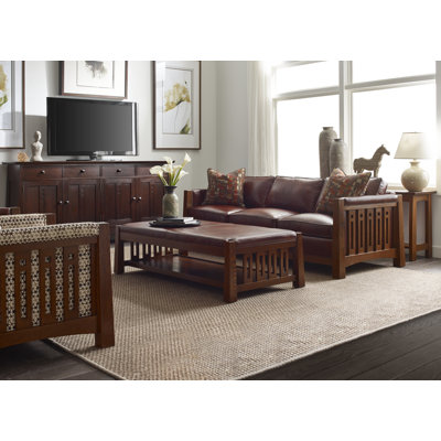 Highlands 56'' W Solid Wood Console Table