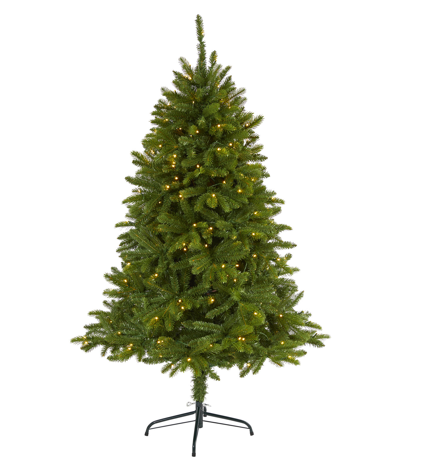 Lighted Artificial Christmas Tree, 5' H