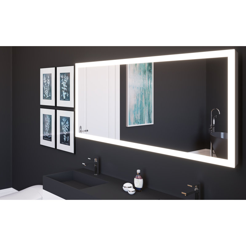 Jozefina 72" Bathroom Vanity Mirror with Dimmable LED Light