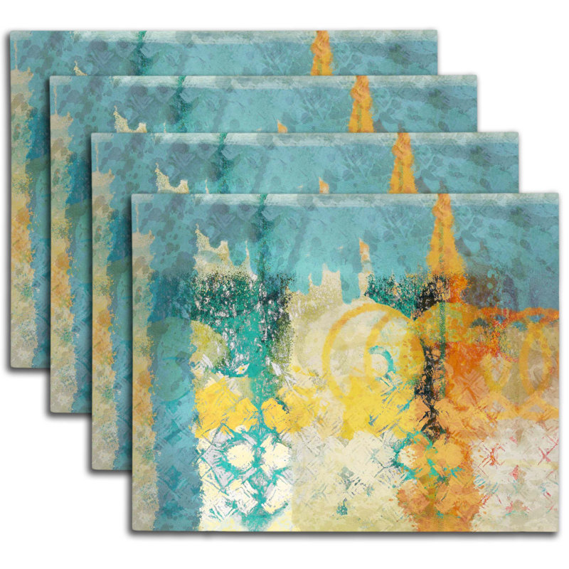 Napperon abstrait en polyester