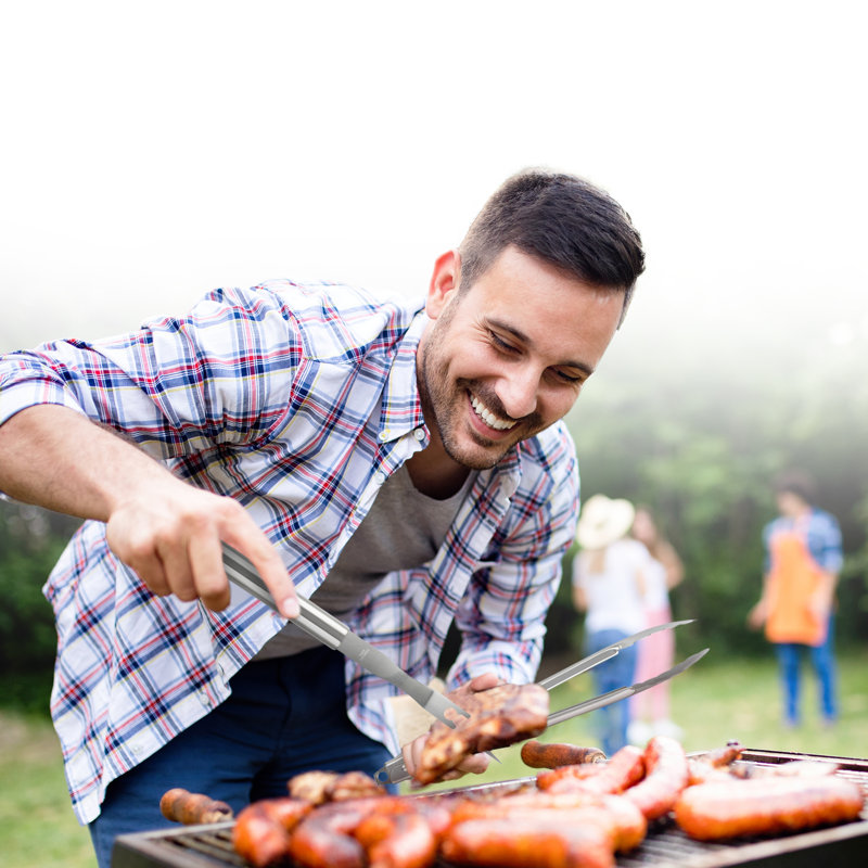 Stainless Steel Grilling Tool Set