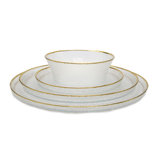 4 Piece Glass Dinnerware Set - Service for 4
