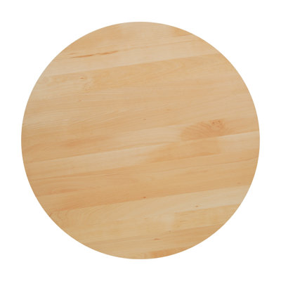 Plateau de table commercial en bois massif avec barres de soutien pour l'intérieur