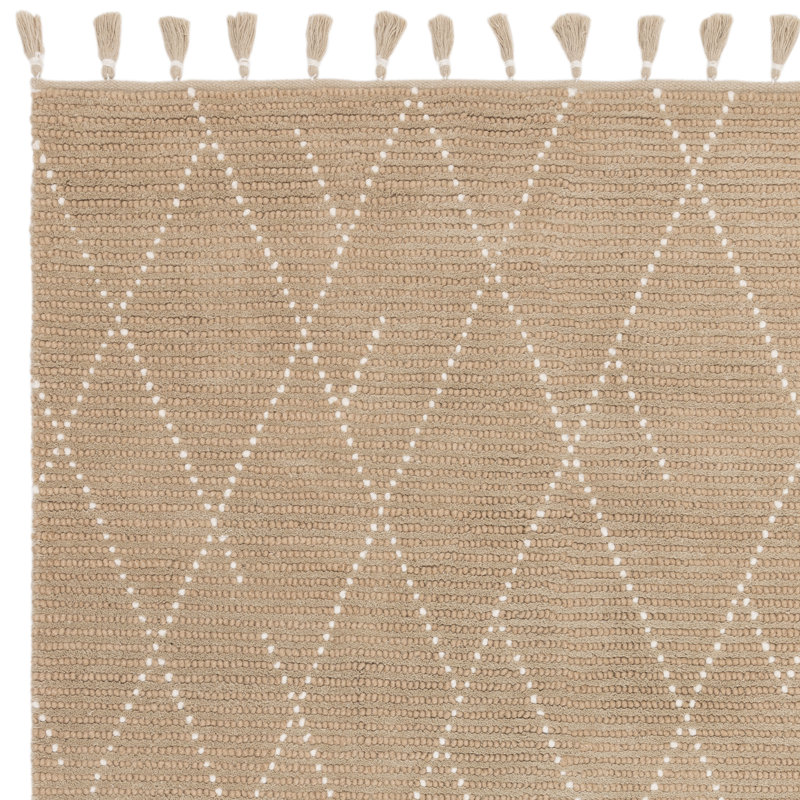 Cresthaven Moroccan Hand Woven Area Rug, Rectangle 120 x 170cm