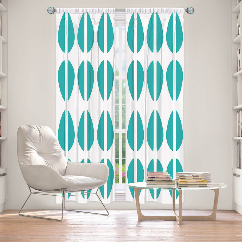 Curlin Room Darkening Curtain Pair, 20" W x 82" L