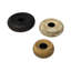 Ensemble de 3 bougeoirs Donut Taper - noir blanc naturel
