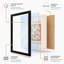 Abstract Bohemian Forms Minimalist 1 Piece Single Picture Frame Wall Art-1771652743-1771652795