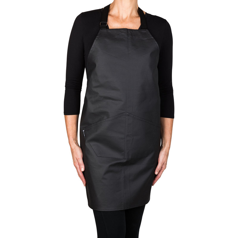 Tablier de cuisine en coton, Noir