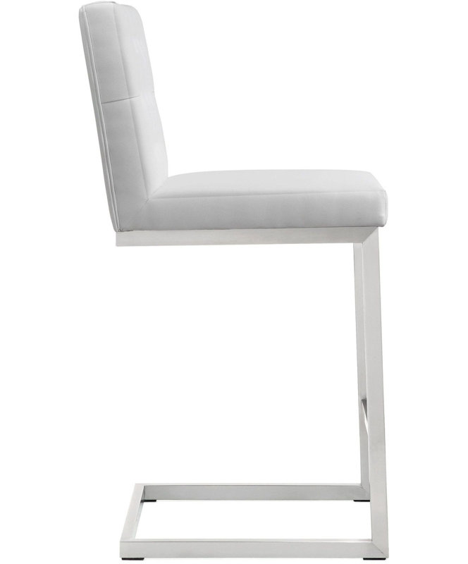 Tabouret de comptoir 25,5 po Jomarie, Blanc
