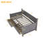 Lit de jour simple, avec 2 grands tiroirs, structure en forme de X-581584878