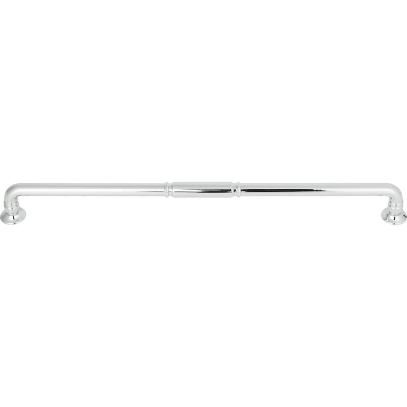 Kent Bar pull, Polished Chrome, 12" Center to Center