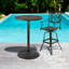 Table de bar en acier inoxydable