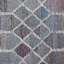 Tapis gris / bleu à motif géométrique tissé à plat à la main-1384326735