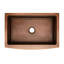 33" Kiana Curved Apron Copper Farmhouse Sink