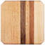 Maple, Walnut, Mahogany Wood Coasters End Grain with Base