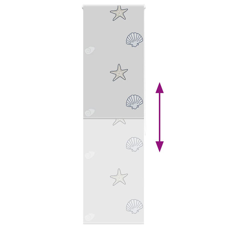 Room Darkening Roller Blind, 60cmW x 240cmL