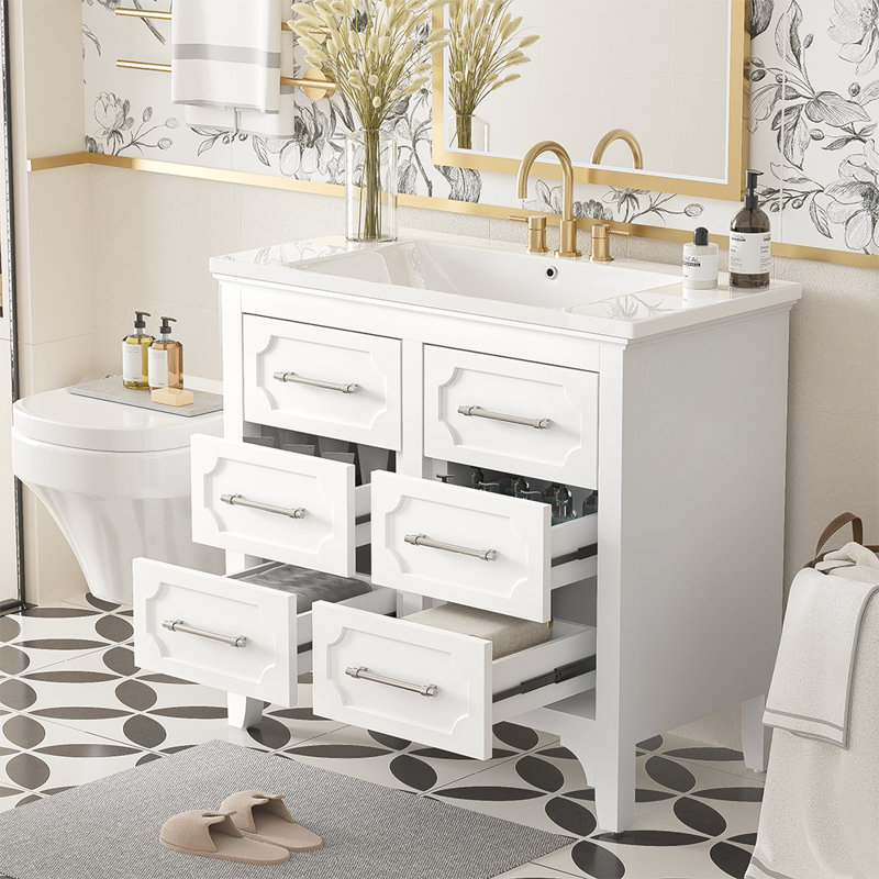 Meuble-lavabo simple 36,01 avec comptoir