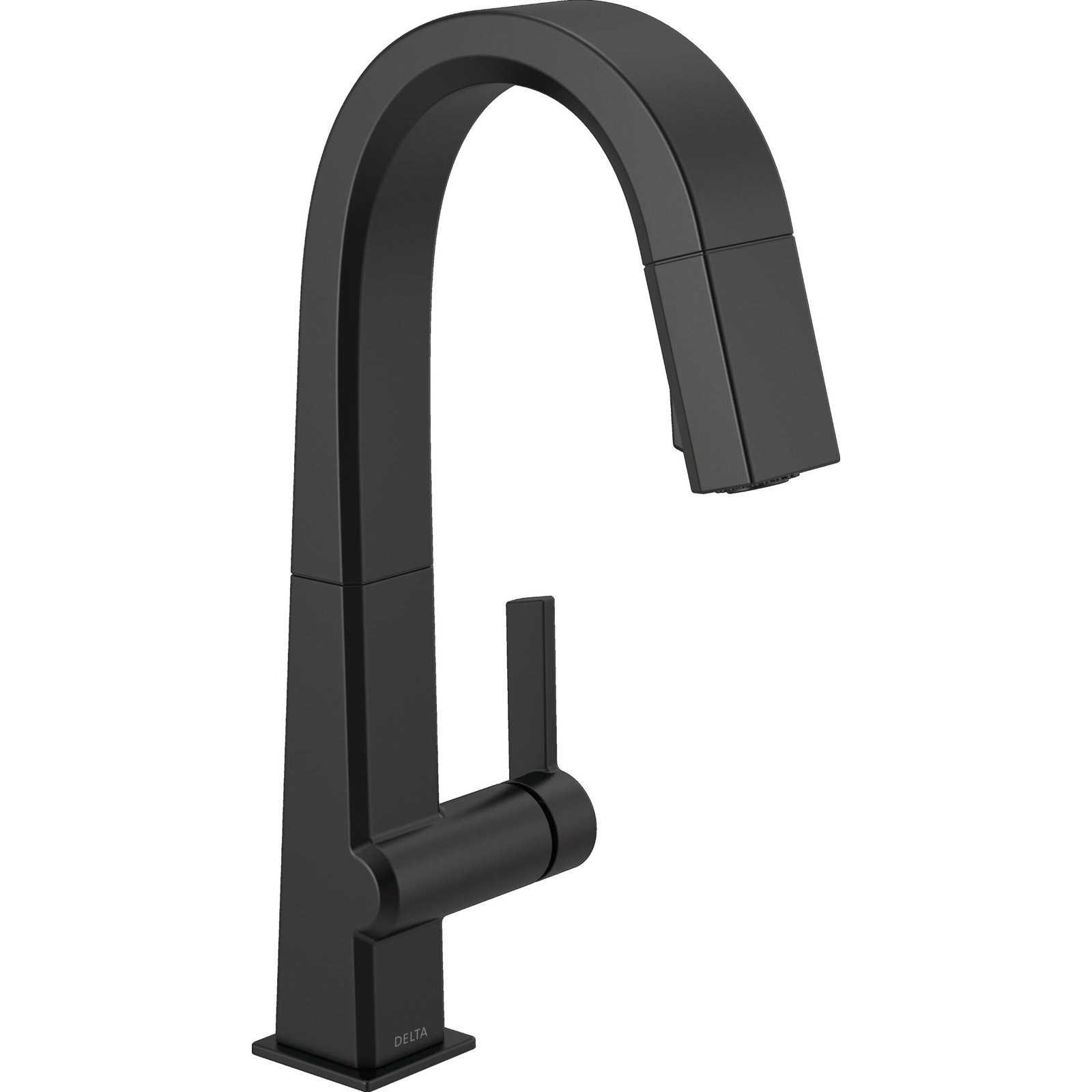 Pivotal Pull Down Bar Faucet, Matte Black