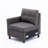 Renetha 52" Wide Modular Sofa Loveseat with Ottoman