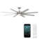 Roboto XL Indoor/Outdoor 8-Blade Smart Ceiling Fan 70" with 3000 LED Light Kit and Remote Control, Works With Alexa and iOS or Android App