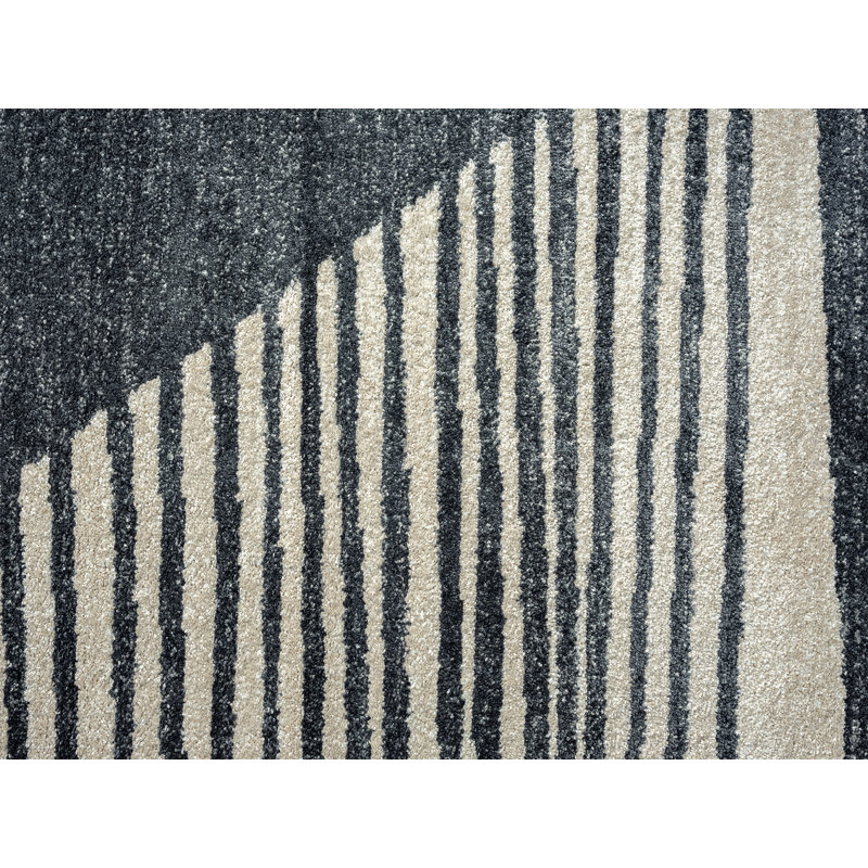 Tapis à motif géométrique crème Galey, Rectangle 5 pi 3 po x 7 pi 6 po