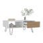 Table basse de 39 po de large avec un tiroir, une tablette, rectangulaire et un salon Tori