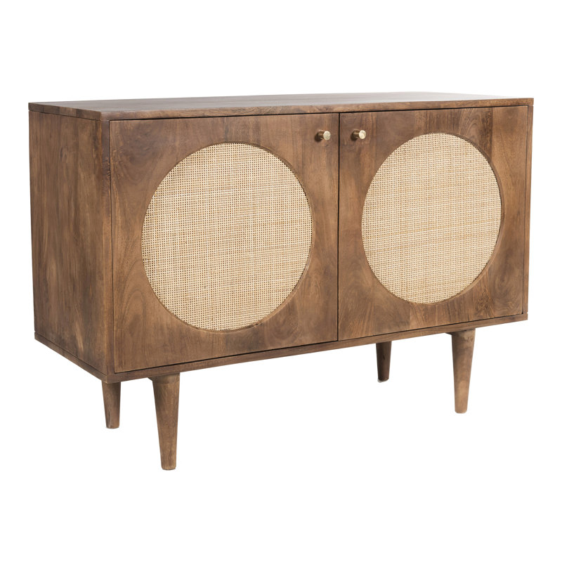 Peltz 39.5'' Solid Wood Sideboard, Walnut