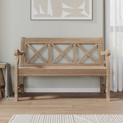 Banc en bois massif