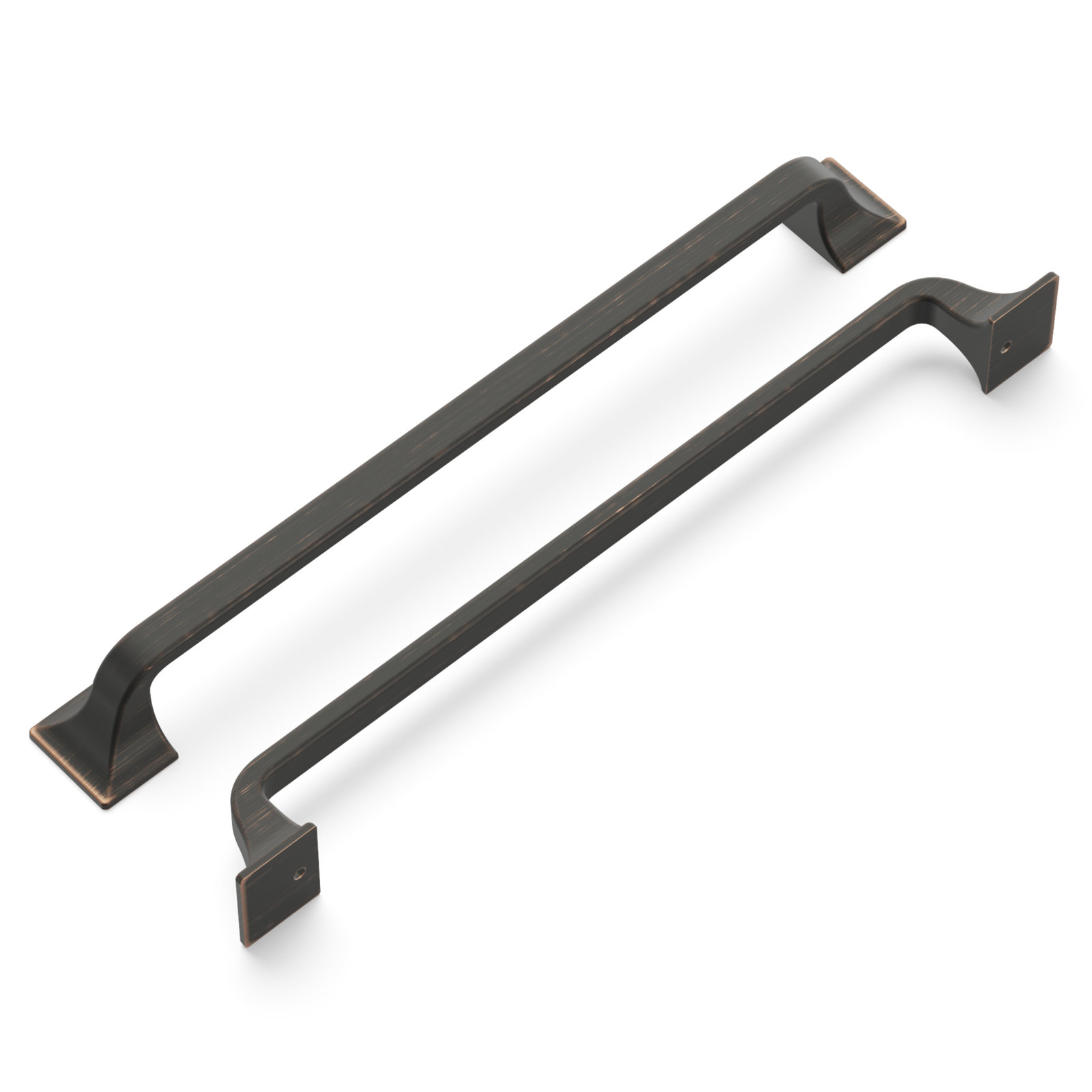 Forge Farmhouse Cabinet Pull, Vintage Bronze, Set of 5,  8-13/16"