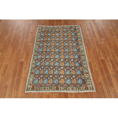 Vintage Wool Traditional Rug 3x5