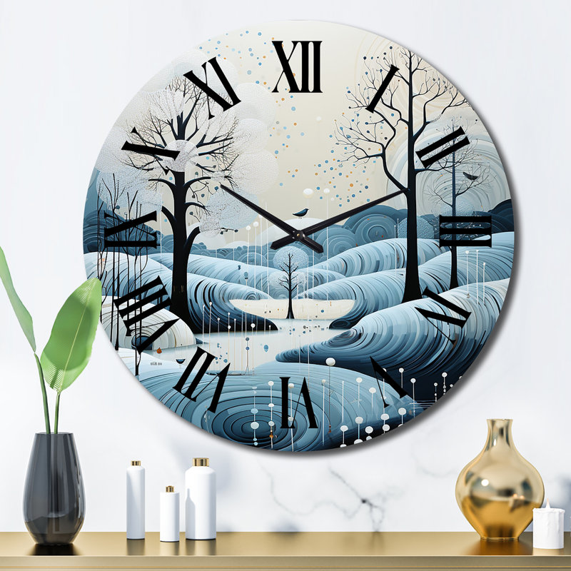Horloge murale Coallier - Paysages, Grand