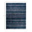 Tapis moderne noué à la main de conception unique - gris, 9 pi 1 po x 11 pi 10 po Modern