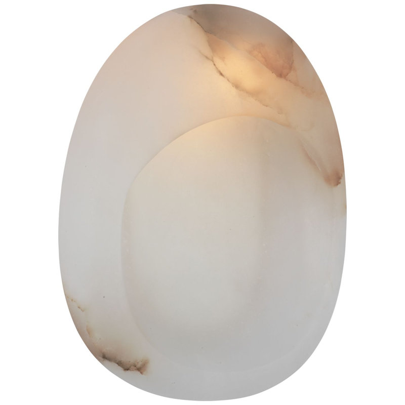 Esculpa 1 - Light LED Flush Mounted Sconce, Polished Nickel