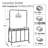 Laundry Sorter with Hanging Bar, Portable Rolling Laundry Hamper Cart with Heavy Duty Lockable Wheels and Removable Bags, 181L 4-Section Laundry Basket Organizer