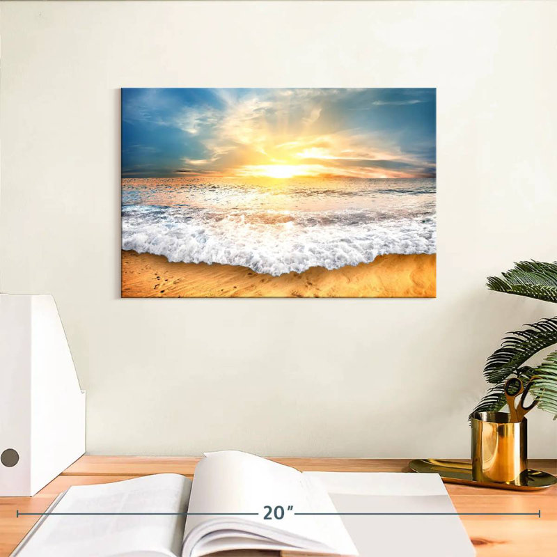 Gillard Sunrise Beach Waves, H 8 po x l 12 po