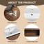Ensemble de meuble-lavabo noir de 36 po Kyvan - Lavabo de comptoir en résine, armoire 2 portes - Entièrement assemblé