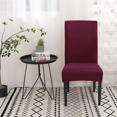 Doliver Box Cushion Dining Chair Slipcover