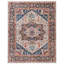 Tapis oriental en laine / coton oriental noué à la main bleu marine / gris / orange-1725701815