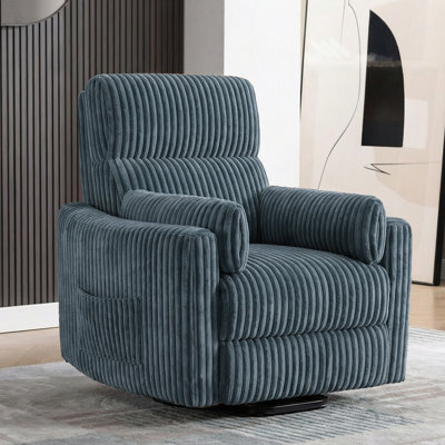 Power Lift Recliner Chair, Round Plush Modern Electric Lounge Chair, Sturdy For Living Room, Bedroom