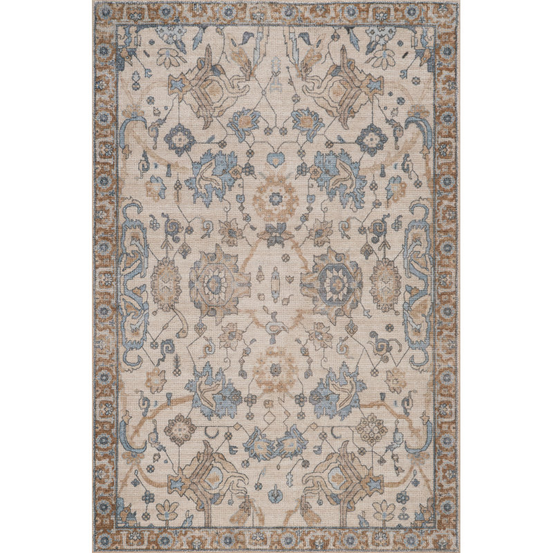 Tynessa Hand Loomed Wool Area Rug, Rectangle 5' x 8'