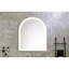 Miroir mural de salle de bain 30 * 36 avec éclairage à DEL haute luminosité + fonction anti-buée séparée + gradateur