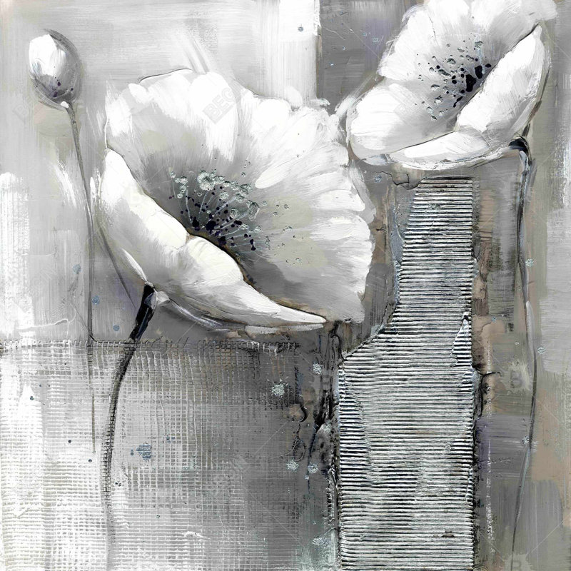 " Industrial Monochrome Flowers "