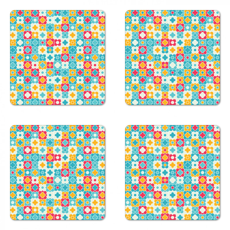 Sous-verre quadrilobe