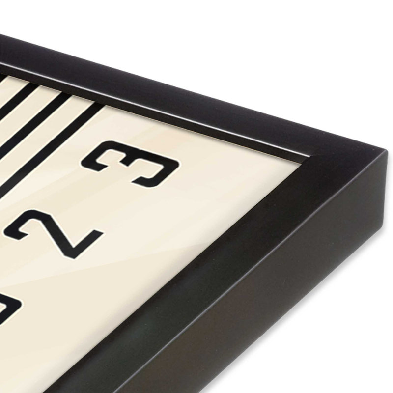 Impression de lignes géométriques Bauhaus 1923, H 15 po x l 12 po, Zinc patiné, Reproduction encadrée sans passe-partout