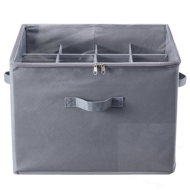 1 Pack Under Bed Shoe Storage Organizer, 16 Compartments With Adjustable Dividers