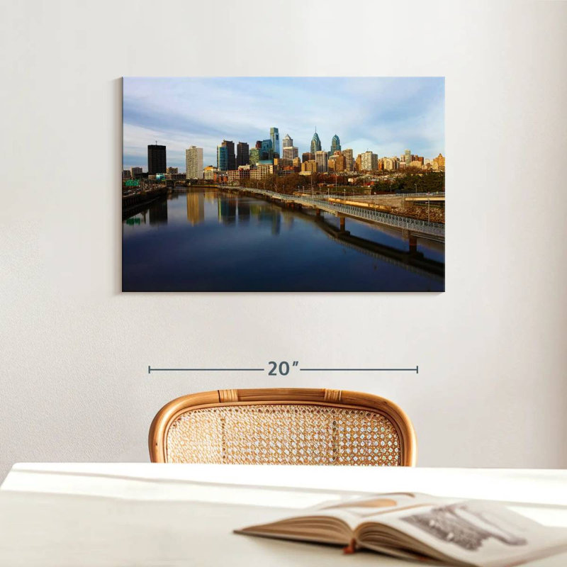 Paysage urbain de Sireci, Philadelphie, H 16 po x l 24 po