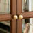Classic black walnut bookcase