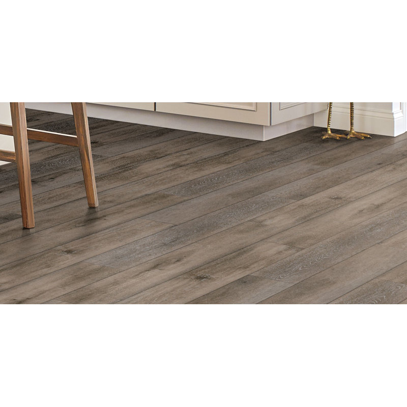 Bruce Flooring WaterTek 6 mm Thick 7.09 " W x 60 " L Oak Vinyl plank, Dawn Mist